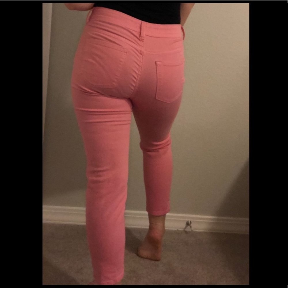 High waisted pink capri jeans - Picture 3 of 3